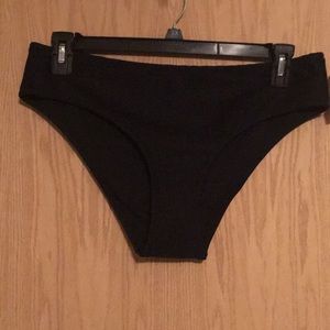 Cute Black Textured Old Navy Bikini Bottoms XXL